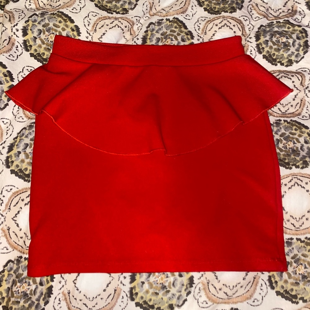 Mini skirt, tight fitted